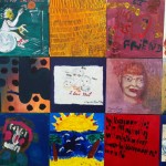 15 tiles from the Disability mural
